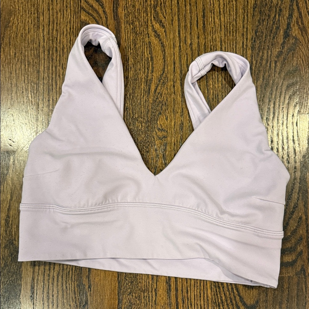 lululemon athletica Light Purple Sports Bra 8 used - Picture 3 of 4
